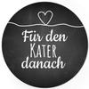 24 “For the Hangover After” Stickers, Black Chalkboard-Style Hearts view 1