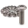 PROTECH 25x M12x40 ISO 7380 Button Head Screws, Stainless Steel A2/V2A, Torx TX55, Full Thread view 1