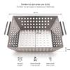 Blumtal Stainless Steel Grill Pan, 21 x 21 x 6 cm (Medium) view 3