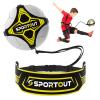 Sportout Solo Soccer Kick Trainer, Adjustable Training Aid for Kids, New Yellow view 1