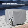 Dust- and Weather-Resistant Generator Cover, Gray view 3