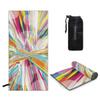 MONTOJ Abstract Colorful Chaos Utopia Premium Bath and Pool Towel view 1