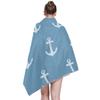MONTOJ Anchor on Blue Background Utopia Premium Bath and Pool Towel view 3