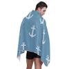 MONTOJ Anchor on Blue Background Utopia Premium Bath and Pool Towel view 4