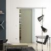 Fully Satin-Finished Glass Sliding Door, 775 x 2175 mm, Sadora SlimLine System view 1