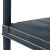 vidaXL Storage Shelves 2 pcs Black 125 kg 60 x 30 x 180 cm Plastic view 3