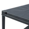 vidaXL Storage Shelves 2 pcs Black 125 kg 60 x 30 x 180 cm Plastic view 4