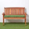Homescapes 3-Seater Bench Cushion, Olive Green, 143 x 48 cm view 2