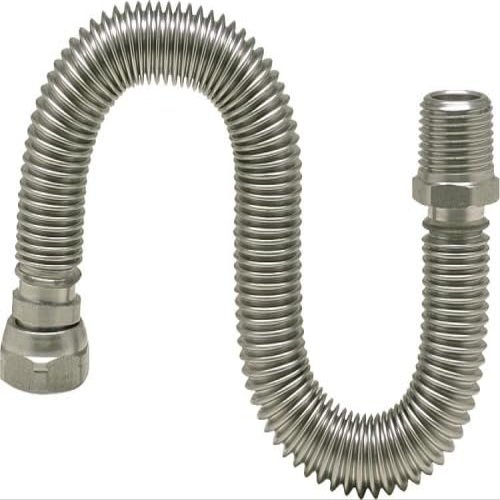 Extendable Stainless Steel Corrugated Solar Pipe, DN20 3/4 in, 200–410 mm