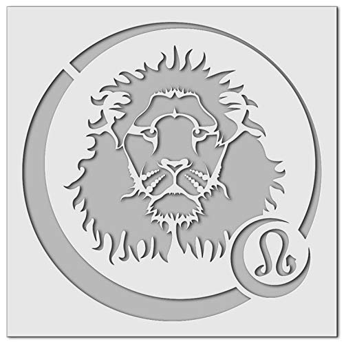 Leo Zodiac Wall Stencil (21 x 21 cm)