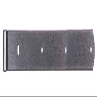 Alberts 301491 DURAVIS Straight Strap Hinge, Rounded End, Black Diamond Duplex-Coated, 13 mm Roller, 600 x 40 mm