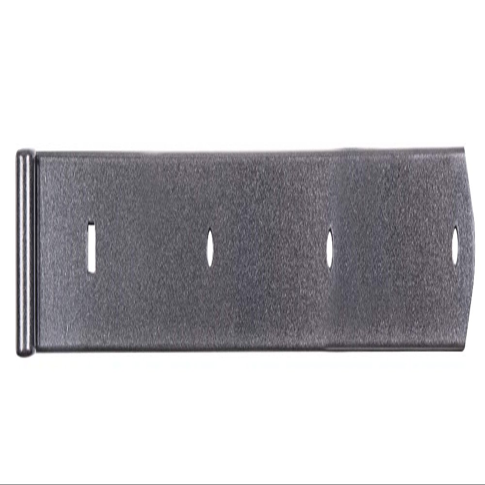 Alberts 301491 DURAVIS Straight Strap Hinge, Rounded End, Black Diamond Duplex-Coated, 13 mm Roller, 600 x 40 mm