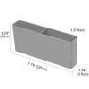 SANNO Plastic Dish Drying Rack for Kitchen Sink, Gray view 2
