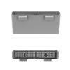 SANNO Plastic Dish Drying Rack for Kitchen Sink, Gray view 3