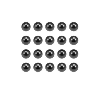 sourcing map Ceramic Bearing Balls 1–6 mm Si3N4 Silicon Nitride G5 Precision 1.5 mm (20 pcs.)