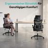 Yaheetech Ergonomic Office Chair with Headrest, Black view 3