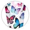 XL School Cone, Colorful Butterflies, 100 cm, 12-Sided, with Large Bow view 3