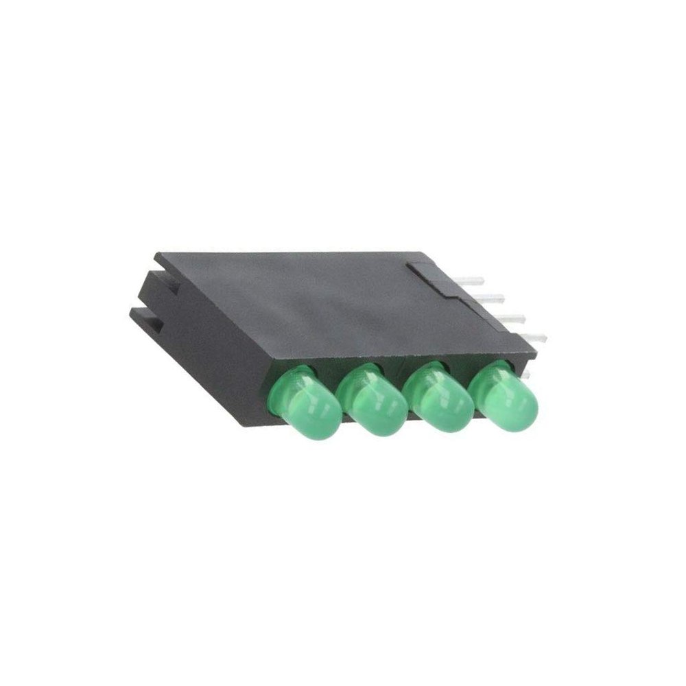 L-7104SB/4GD Green LED, 3 mm, 4 Diodes