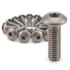 PROTECH 50x M10x40 ISO 7380 Button Head Screws, A2 Stainless Steel, Hex Socket view 1