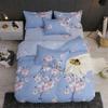 Odot 4-Piece Reversible Microfiber Duvet Cover Set, 150 x 200 cm, Flower view 1