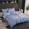 Odot 4-Piece Reversible Microfiber Duvet Cover Set, 150 x 200 cm, Flower view 2