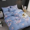 Odot 4-Piece Reversible Microfiber Duvet Cover Set, 150 x 200 cm, Flower view 3