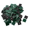 Self-Adhesive Cable Tie Mounts, 100-Pack, Black, 1 × 1.1 Screw-Hole Anchor Tip view 1