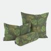 SCHÖNER LEBEN. Green Palm Leaf Cushion Cover view 2