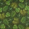 SCHÖNER LEBEN. Green Palm Leaf Cushion Cover view 3