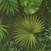 SCHÖNER LEBEN. Green Palm Leaf Cushion Cover view 4