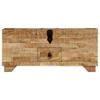 vidaXL Solid Mango Wood Coffee Table with 1 Drawer view 4