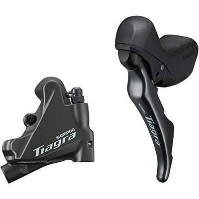 Shimano Tiagra ST-4720 2-Speed STI Bleed Kit with BR-4770 Flat-Mount Caliper, Left Rear