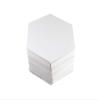 Blank Hexagonal Playing Cards, 120-Pack, 83 mm x 95 mm, Matte Finish view 1
