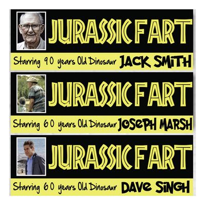 2 Customizable Jurassic Park Birthday Photo Banners