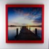 myposterframe Juno Picture Frame 30 x 45 cm, Multicolor Green White Red, with Clear 1 mm Acrylic Glass view 2