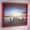 myposterframe Juno Picture Frame 30 x 45 cm, Multicolor Green White Red, with Clear 1 mm Acrylic Glass view 3