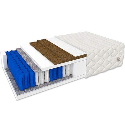 FDM FORTE MAX Pocket Spring Mattress 100 x 200 cm, 7 Zones, H2/H4, 25 cm