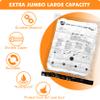 Vacuum Storage Bags for Clothing, Bedding, Pillows & Mattresses, 5 Large and 5 Medium view 2
