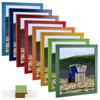 myposterframe Juno Picture Frame 20 x 50 cm, Multicolor, Wiped Burgundy, with 1 mm Clear Acrylic Glass view 1
