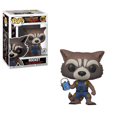 Funko POP! Marvel: Guardians of the Galaxy Mission Breakout - Rocket #491 - Disney Parks Exclusive