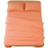 SONORO KATE 4-Piece Queen Bedding Set, Ultra-Soft Microfiber, 1800 Thread Count, Coral view 1