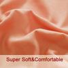 SONORO KATE 4-Piece Queen Bedding Set, Ultra-Soft Microfiber, 1800 Thread Count, Coral view 4