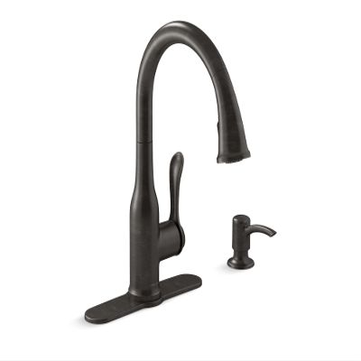 Kohler K-R23863-SD-2BZ Motif Kitchen Faucet, Brushed Bronze