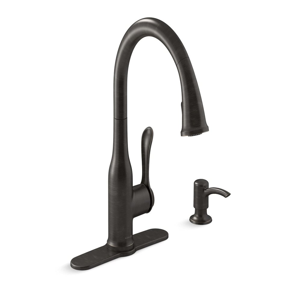 Kohler K-R23863-SD-2BZ Motif Kitchen Faucet, Brushed Bronze
