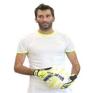Softee AMRICA Goalkeeper Gloves, Fluorescent Yellow, Size 7