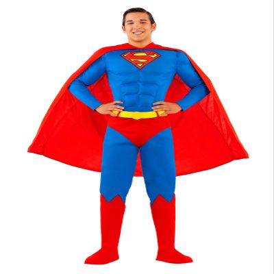 Funidelia Official Superman Costume for Men, Size S