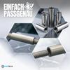 PROTECH 2-Pack M10 x 40 mm Stainless Steel V2A Threaded Sleeves view 2