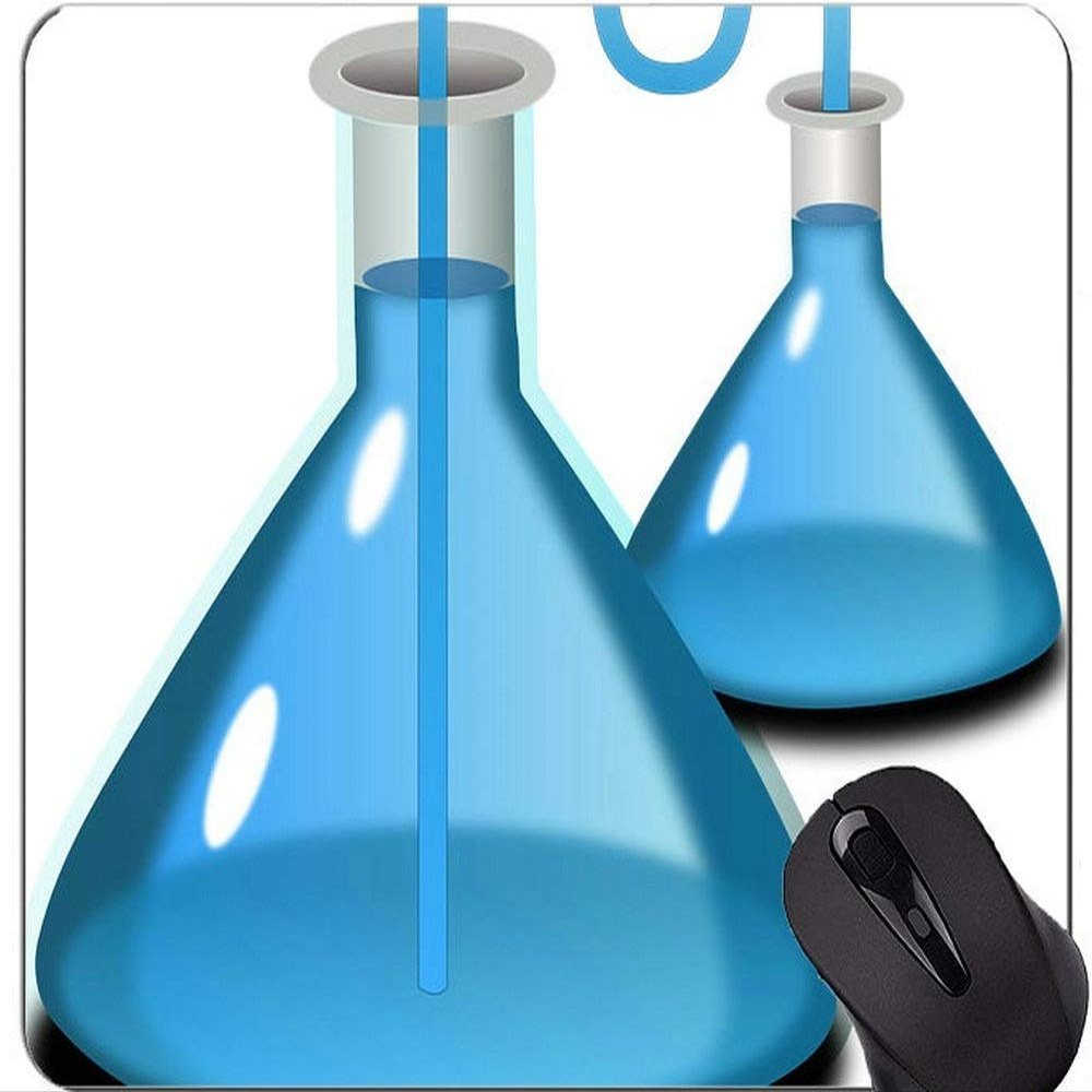 Chemistry Lab Display Formula Science Graphic Gaming Mouse Pad, Custom Beaker Bro