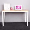sogesfurniture Computer Desk, Teak & White, 100 x 60 x 75 cm view 3