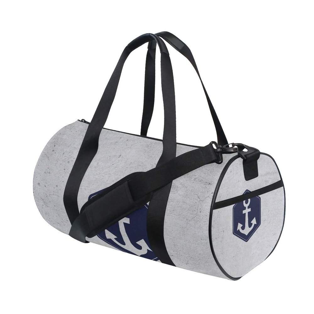 MONTOJ Anchor Background Large Gym Duffel Bag